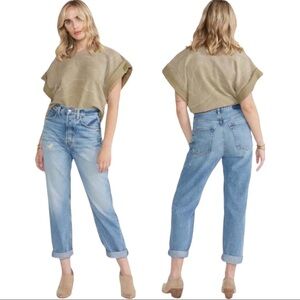 Etica Denim | NWT Bryce Pinch Waist Organic Denim Boyfriend Jean - Size 25